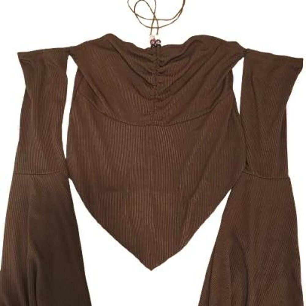Shein Women's Brown Top